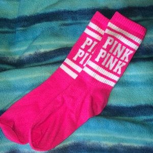 Pink brand socks